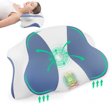 UrbanHomes Orthopedic Pillow, Anti-Snoring Pillow, Neck Support Pillow, Ergonomic Memory Foam Pillow for Side Sleepers, Back Sleepers & Stomach Sleepers neck pillow for men