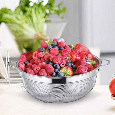 Набір сит для кухні з ручками, нержавіюча сталь, 2 шт. (19 та 22 см)