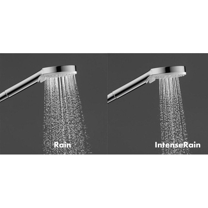 Hansgrohe Crometta Shower Set, 0.65 m, water-saving, White/Chrome (0.90m Set)