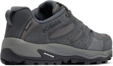 Чоловічі трекінгові черевики Columbia Redmond Iv Low Waterproof Mid Rise, 45 EU, Graphite Citron Haze