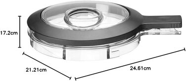 KitchenAid 5KFC3516EOB, Mini-Food-Processor, Great for Chopping, Preparing Dressings and Sauces, Onyx Black Single
