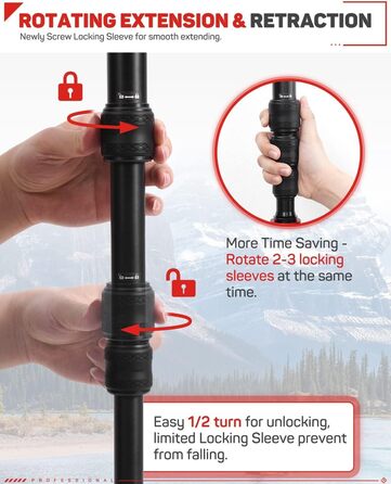 Монопод IFOOTAGE Cobra 3 A180T для камер Sony, Nikon, DSLR, з алюмінію, до 8 кг