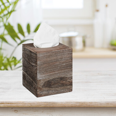 Relaxdays Fabric Box Cube Shabby