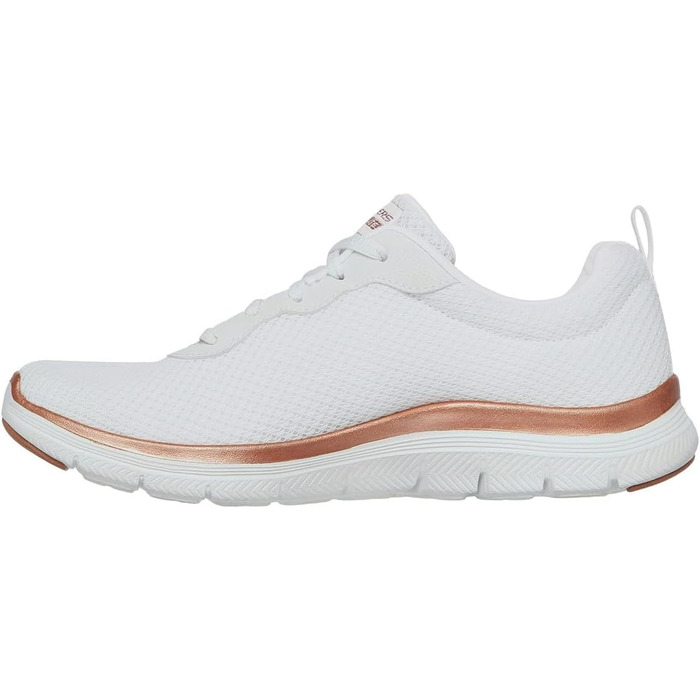 Кросівки Skechers Graceful Get Connected для жінок (37.5 EU, білий, рожеве золото)