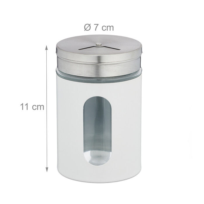 Relaxdays XL Spice Shaker Set of 6