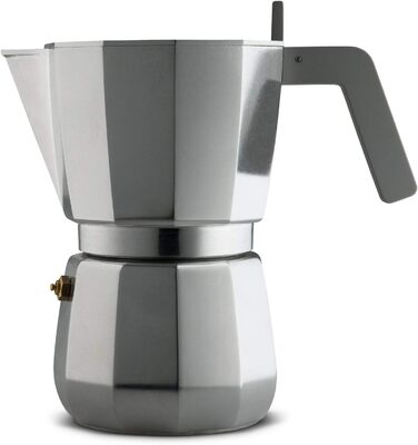 Alessi DC06/9 FM Espresso Maker, Stainless Steel, 12 cm 12 cm American