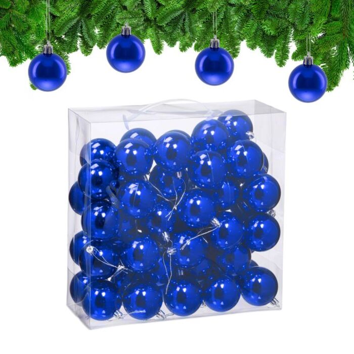 Relaxdays Set of 50 Christmas Baubles