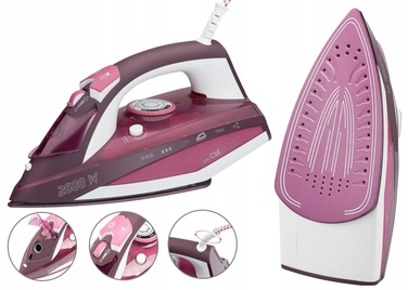 Парова праска Clatronic DB 3705, 2600 Вт, фіолетова