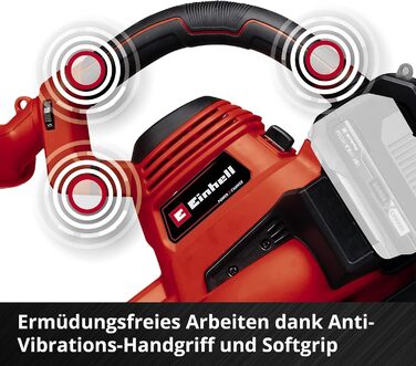 Einhell Cordless Leaf Blower GE-CL 36/230 Li E-Solo Power X-Change (Lithium-Ion, 18 Volt, Suction/Blowing Function, Turbo Switch, incl. Suction Tube + Blowing Tube, without Battery and Charger)
