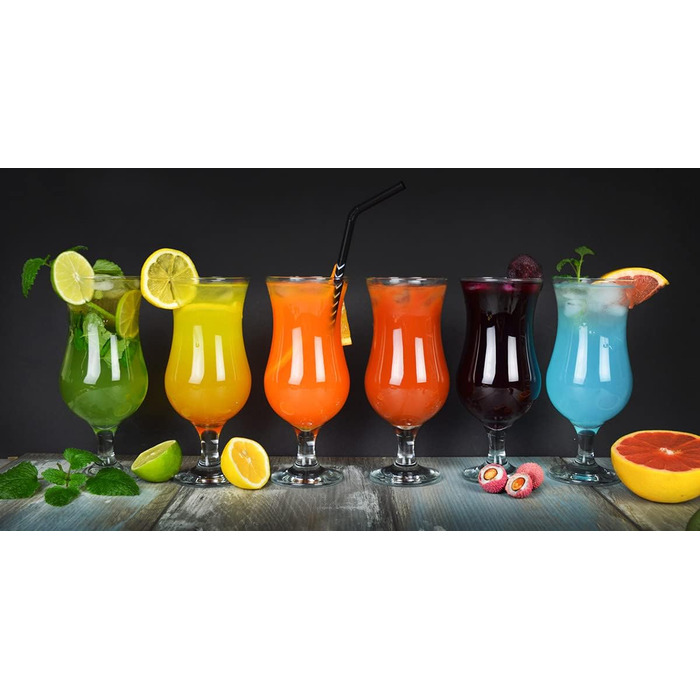 6 шт. склянок для коктейлів Sendez, 480 мл, Long Drink, склянка для напоїв