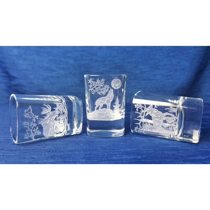 Набір стопок для горілки Art-Glass Myśliwskie, прозорі, 50 мл, 6 шт.