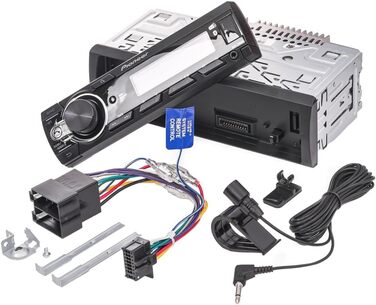 Автомагнітола Pioneer MVH-330DAB 1DIN з RDS, DAB+, USB, AUX, Bluetooth, компактна