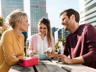 Mepal Bento Lunchbox Take A Break - ланчбокс з відділеннями 1500 мл, зелений, великий (набір для обіду)