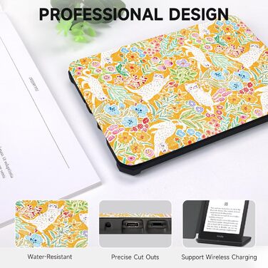 Чохол для Kindle 11 (2022-2024) Fancity: PU-шкіра, TPU, з петлею, авто-сон/пробудження, 6