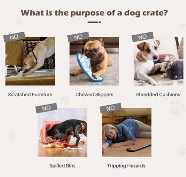 Тамбур для собак TUKAILAi, стильний будиночок для собак в інтер'єрі, клітка для собак, переноска для собак, білий та коричневий