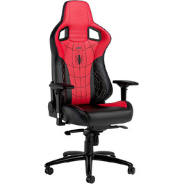 Ігрове крісло noblechairs Epic Spider-Man, ергономічне, офісне, з підголівником і поперековою підтримкою, для користувачів до 120 кг та 185 см