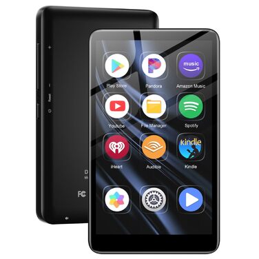 MP3 плеєр 160GB з Bluetooth, Wi-Fi, Android 13.0 та Spotify - чорний