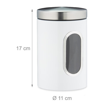 Relaxdays Storage Container with Viewing Window