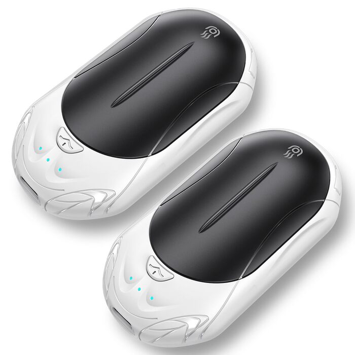 Електричний грієчка для рук 2-в-1 OUTJUT 6000mAh з USB, акумулятор 20 годин, 3 режими нагріву, швидкий нагрів, для спорту та відпочинку на природі взимку, подарунок на Новий рік (3 кольори)