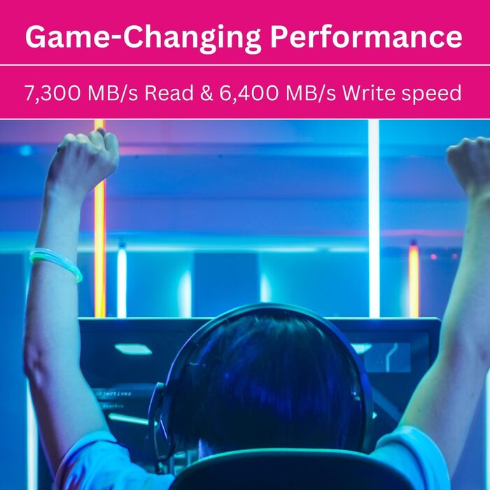 SSD KIOXIA Exceria Pro 2TB NVMe PCIe 4.0 M.2 - Швидкість 7300MB/s, 800K IOPS