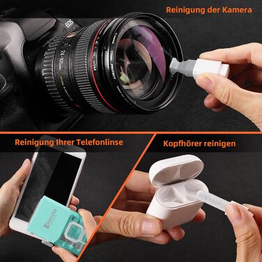 Набір для чищення клавіатури та гаджетів Ordilend: щітка, спрей, для ноутбука, телефону, iPad, монітора