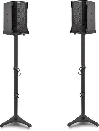 Підставка для колонок, 2 шт., регульована висота 86–127 см, з кабельною організацією, вантажопідйомність 3.6 кг, для малих колонок (PX3 3-P21)