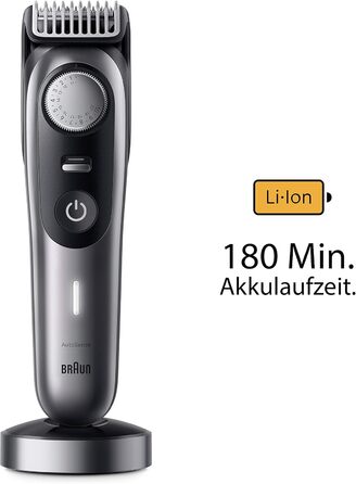Триммер для бороди Braun Series 9 BT9565: професійний набір 14 насадок, титанове лезо, до 180 хв роботи, водонепроникний