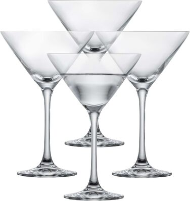 Набір мартіні келихів SCHOTT ZWIESEL Bar Special, 4 шт, класичні кришталеві келихи з тритану, прозорі, для мартіні, виготовлені в Німеччині, можна мити в посудомийній машині