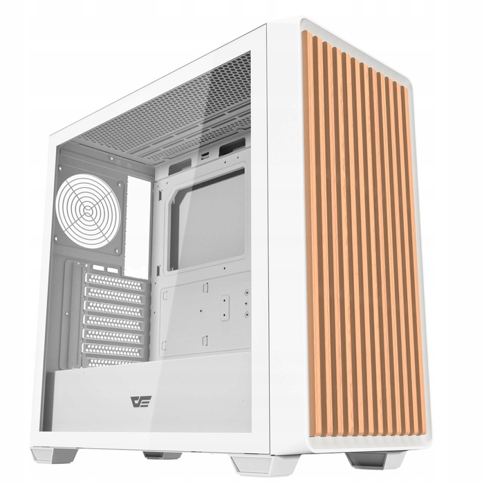 Корпус для комп'ютера darkFlash DS900WD Midi Tower (білий, ATX, загартоване скло, gaming)