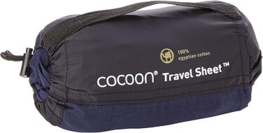 Спальний мішок-вкладиш Cocoon Mummyliner з єгипетської бавовни, синій