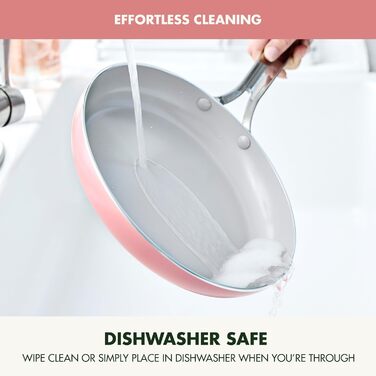 Набір кухонного посуду GreenPan Nova 10 предметів: каструлі, сковорідки, кришки, коралловий, антипригарне покриття без PFAS