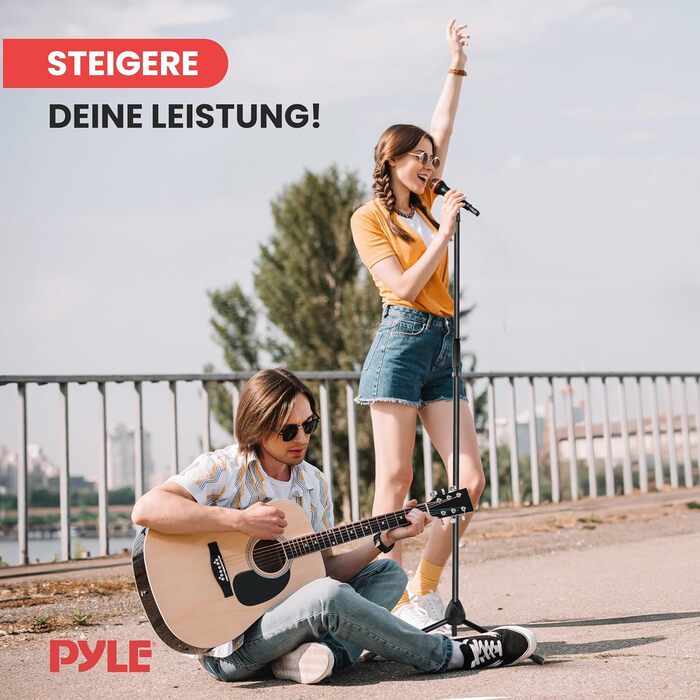 Підставка для мікрофону Pyle, універсальна, регульована висота 85-153 см