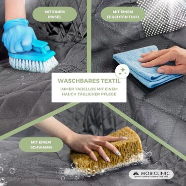 Автокрісло для собак Mobiclinic® Sammy: універсальний, антиковзкий, водонепроникний, з кишенями та регульованими ременями