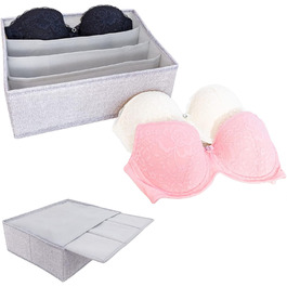 For IKEA dresser; THE ORIGINAL; perfect fit; Sturdy base; Drawer organization system for baby supplies, children's clothes, socks, underwear; 5-piece set (bra organizer)