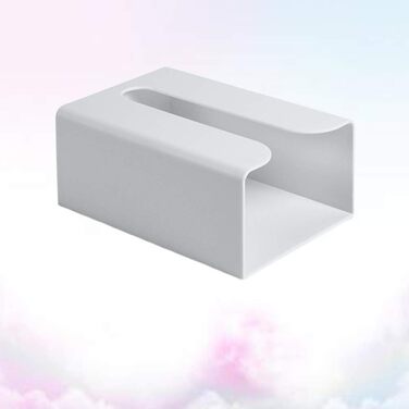 Cabilock Towel Dispenser Wall Tissue Box Wall Mount Under Table Cabinet No Trace Paper Towel Paper Towel Folded Towel Storage Kitchen Bathroom Toilet Office Gray