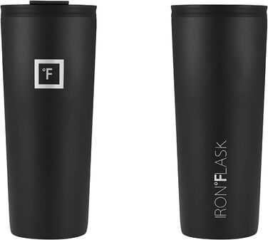 IRON °FLASK Classic Tumbler 2.0 - Stainless Steel Vacuum Insulated Water Bottle with 2 Lids (Straw Flip) - 32oz