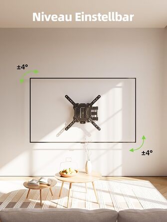 Кріплення для телевізора USX-MOUNT XMM902: поворотне та нахилене, для телевізорів 26-60 дюймів (до 35 кг), VESA 400x400 мм