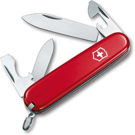 Мультитул Victorinox Recruit: Швейцарський ніж з 10 функціями, ніж, відкривачка для консервів, викрутка 3 мм