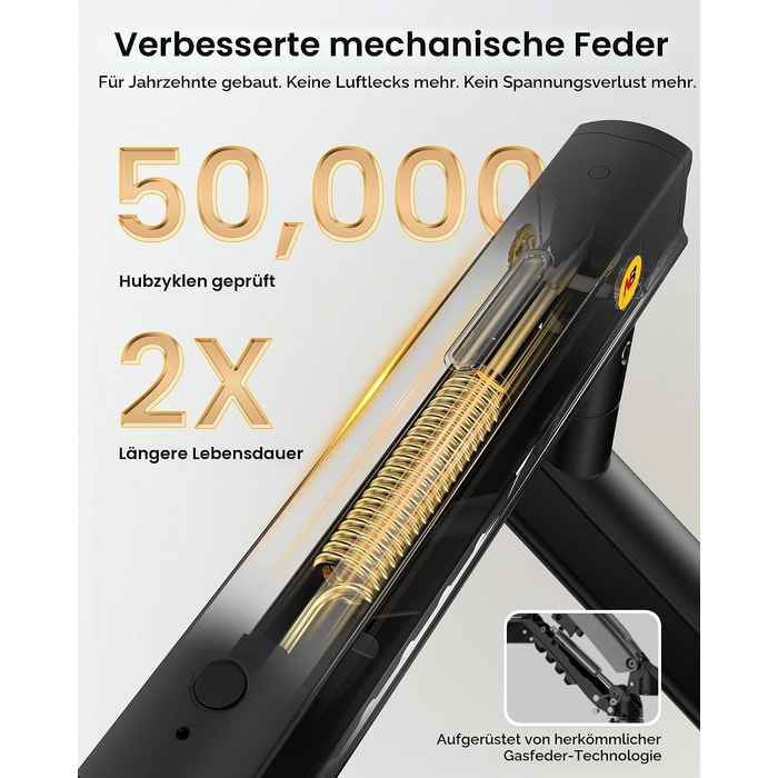 Кронштейн для двох моніторів NB Ergonomic Smoovex (17-32 дюйми), двоплечий, чорний