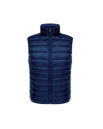Чоловіча жилетка GUOCU з мікро-пуху, ультралегка, без рукавів, тепла зимова жилетка, темно-синій