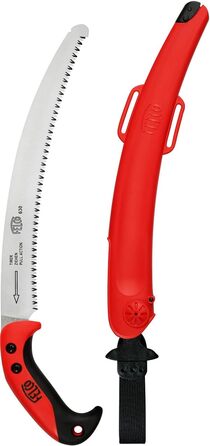 FELCO 630 Pruner (curved pruning saw, 33 cm blade, 120 mm cutting diameter, 495 mm length, tree saw including case)