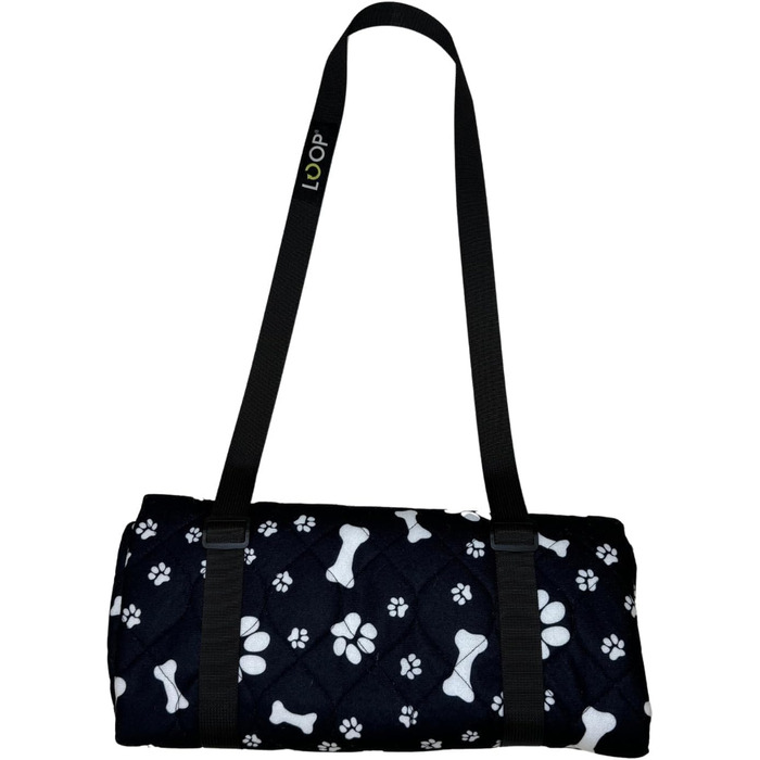 Ремінь безпеки для собак Loop для заднього сидіння авто, з карабіном, регульована довжина 60-80 см, аксесуар до килимка для собак NIMM Mich MIT (LOOP-PPM1003)