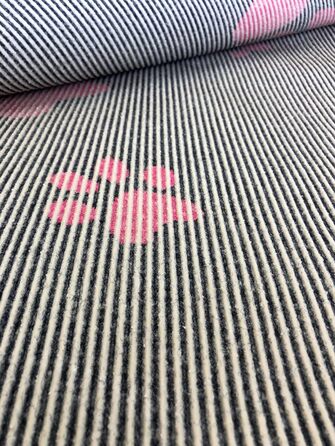 Килимок для собак Elropet Vetbed - преміум якість, 22 мм, для малих та великих собак. Розміри S/M/L (M 100x80 см, темно-сірий + рожева лапка)