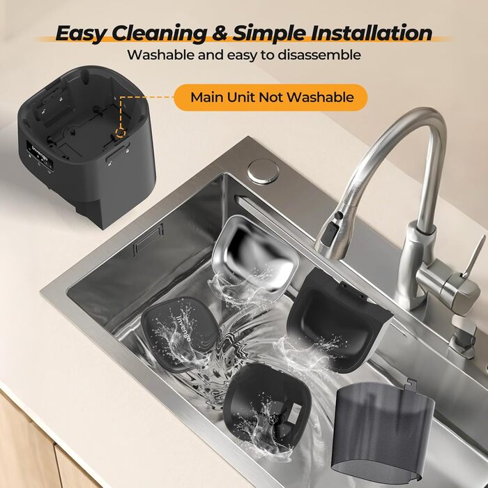 Автоматичний годівниця для котів та дрібних собак з керуванням через додаток, 5л, Wi-Fi, програмування порцій, антизастрягання, миска з нержавіючої сталі, легке очищення