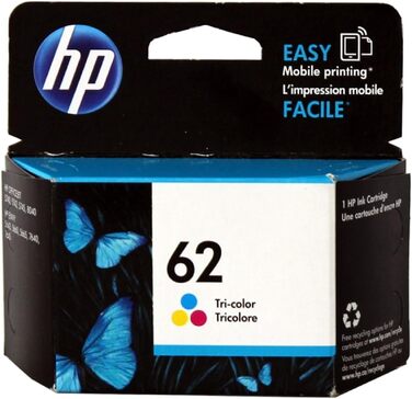 Оригінальний триколірний картридж HP 62 (стандартний, Single)