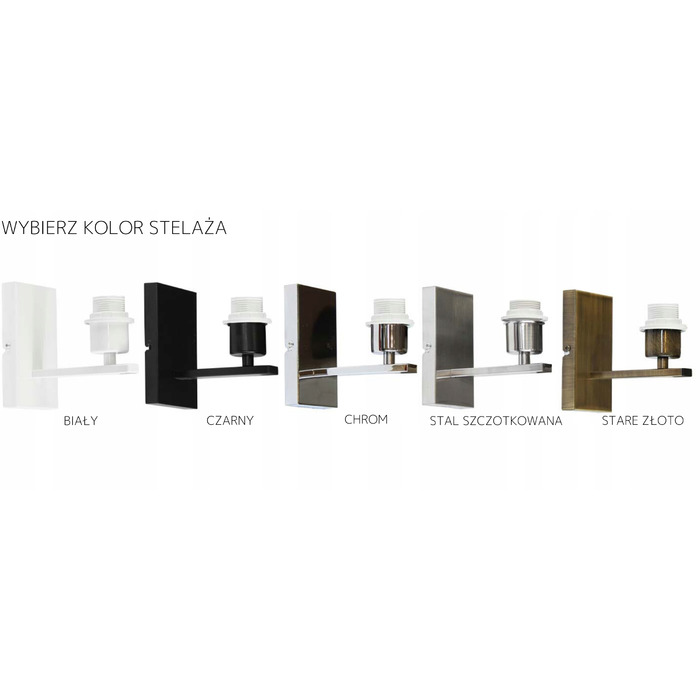 Настінний світильник-бра з абажуром, LED E27, сірий