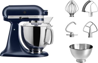 Кухонний комбайн KitchenAid Artisan - 4.8 л, блакитний, з 5 насадками