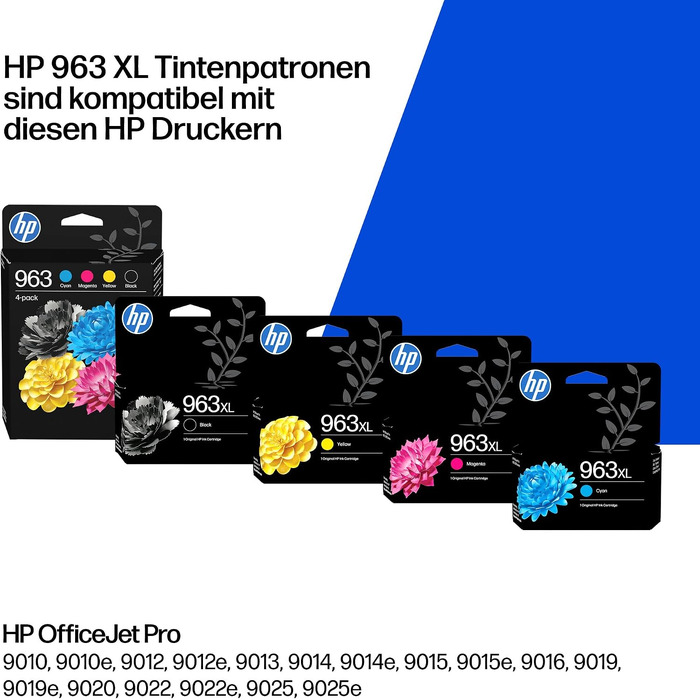 Оригінальний картридж HP 963XL жовтий (High Yield), підвищена ємність, нова версія