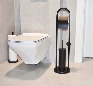 Набір аксесуарів для ванної кімнати Yoka Home, чорний матовий метал