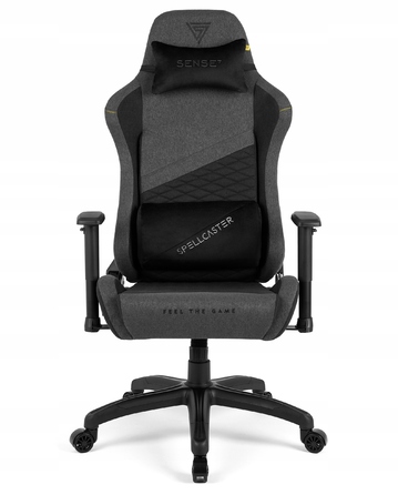 Ігрове крісло Sense7 Spellcaster Senshi Edition XL, тканина, сіре